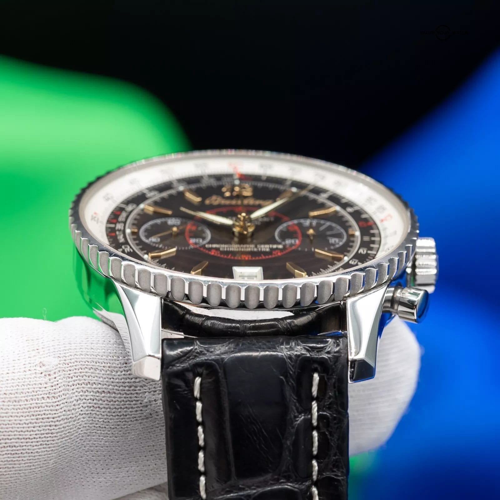 Breitling Navitimer Montbrillant Edition Chronograph Men's Watch A48330 - Image 8