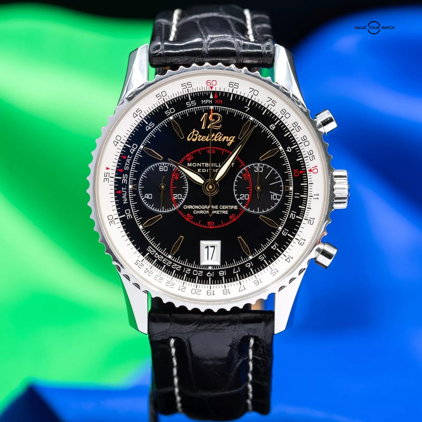 Breitling Navitimer Montbrillant Edition Chronograph Men's Watch A48330