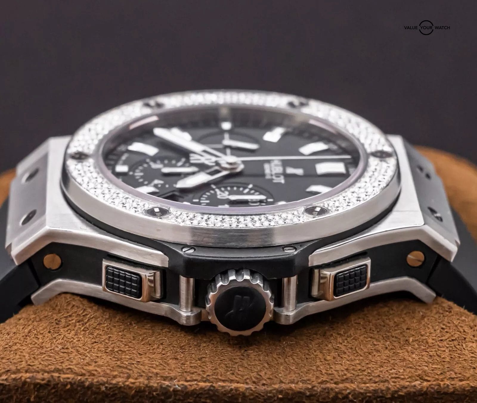 Hublot Big Bang 44 Original Steel Diamonds FACTORY $19K MSRP 301.SX.1170.RX.1104 - Image 7