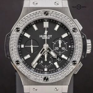 Hublot Big Bang 44 Original Steel Diamonds FACTORY $19K MSRP 301.SX.1170.RX.1104
