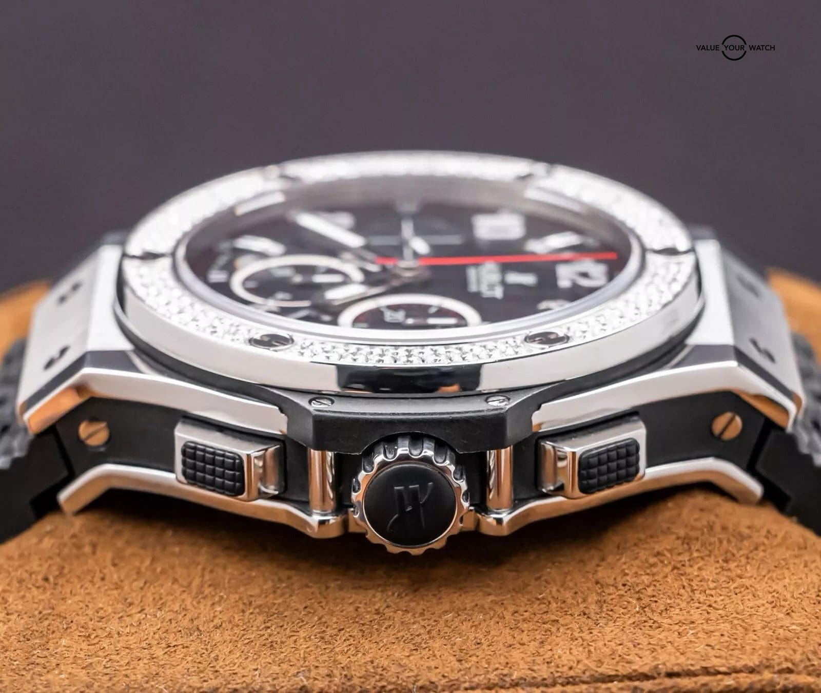 Hublot Big Bang 44 Original Steel Diamonds $20K MSRP Complete 301.SX.130.RX.114 - Image 9