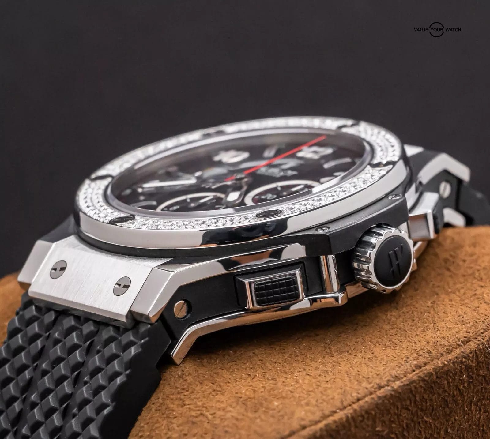 Hublot Big Bang 44 Original Steel Diamonds $20K MSRP Complete 301.SX.130.RX.114 - Image 10