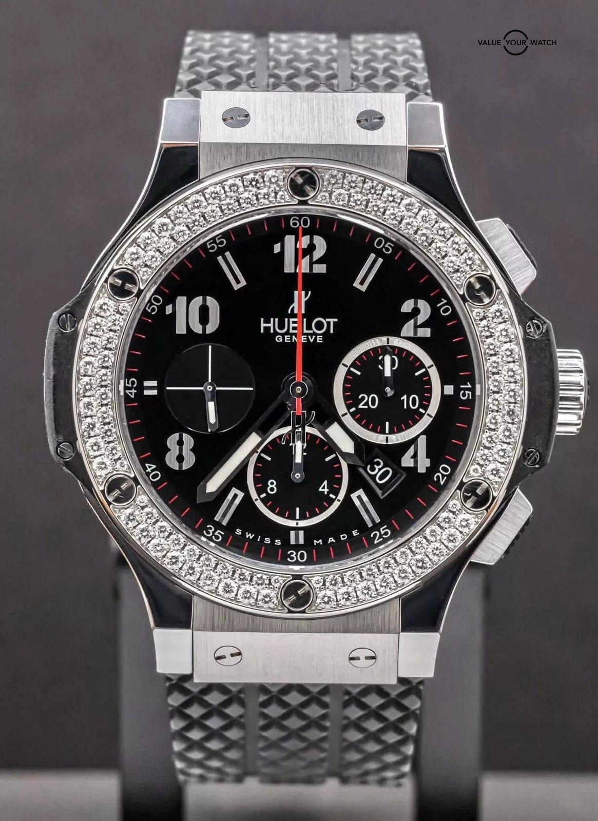 Hublot Big Bang 44 Original Steel Diamonds $20K MSRP Complete 301.SX.130.RX.114 - Image 20