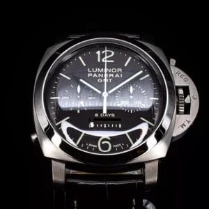 Panerai Luminor 1950 Chrono Monopulsante 8 Days GMT, Ref. PAM00311 with B&P