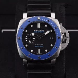 Panerai Submersible Diver Azzurro Blue 42mm | PAM01209 | Complete Set