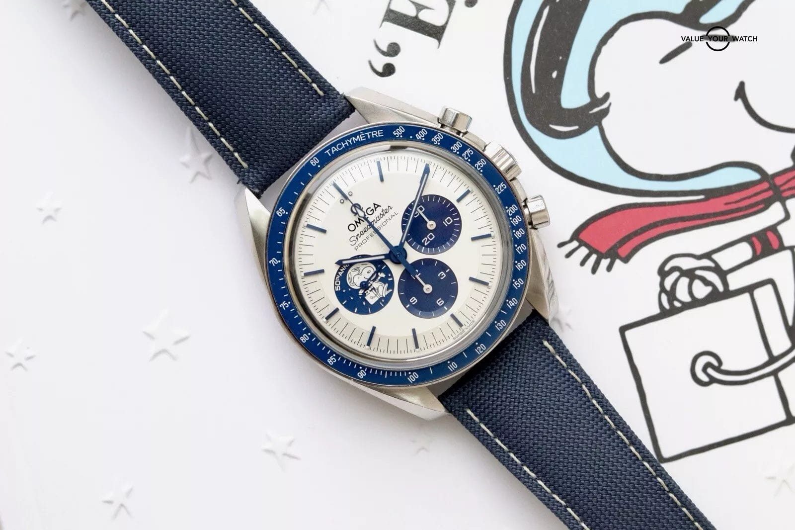 2023 Omega Speedmaster “SNOOPY” 50th Anniversary 310.32.42.50.02.001 BOXES/CARDS