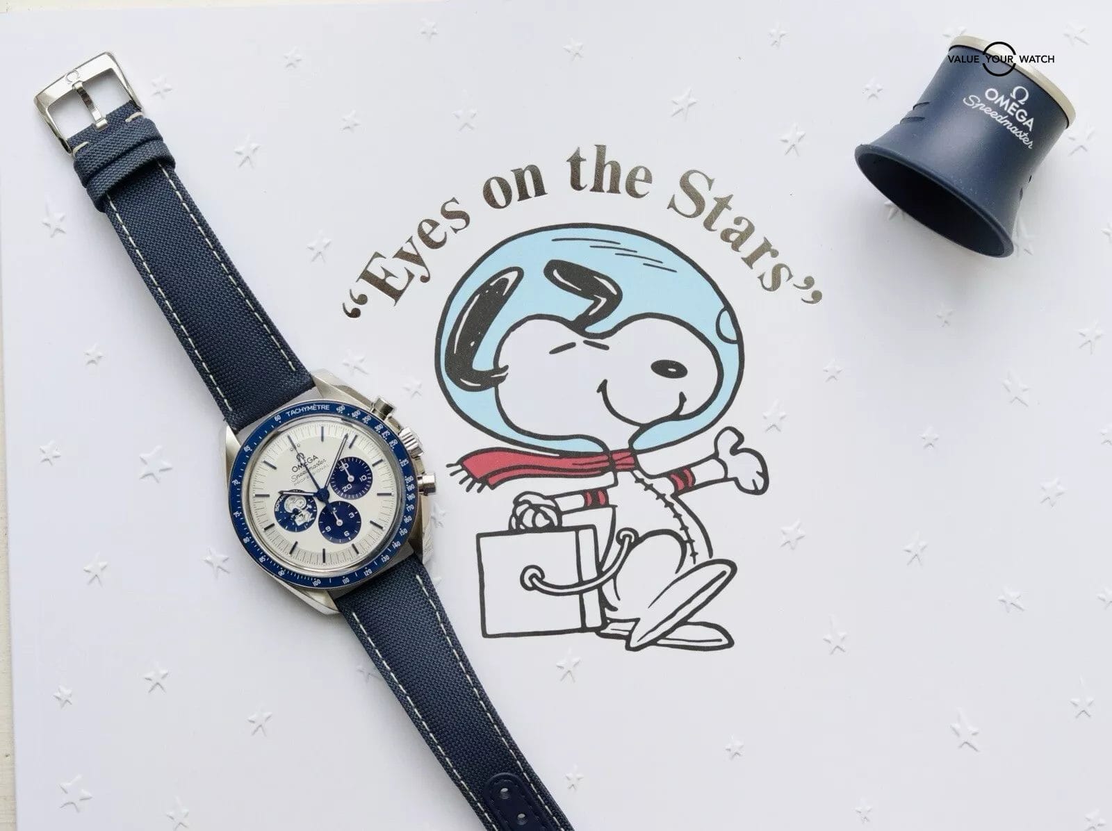 2023 Omega Speedmaster “SNOOPY” 50th Anniversary 310.32.42.50.02.001 BOXES/CARDS - Image 3