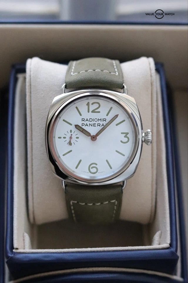 Panerai Radiomir Officine White Green PAM01384 45mm | 2024 Complete Set