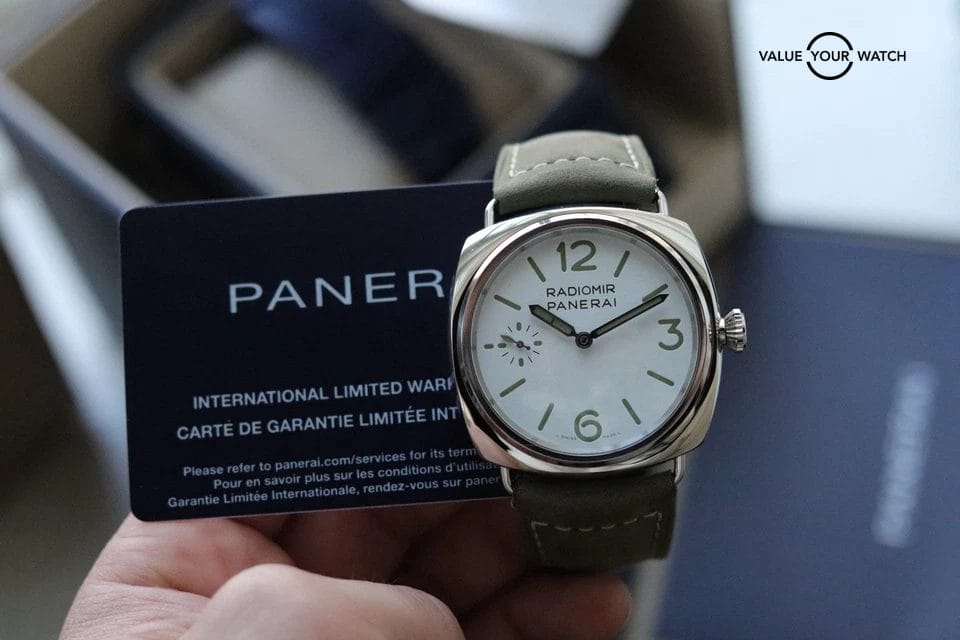 Panerai Radiomir Officine White Green PAM01384 45mm | 2024 Complete Set - Image 8