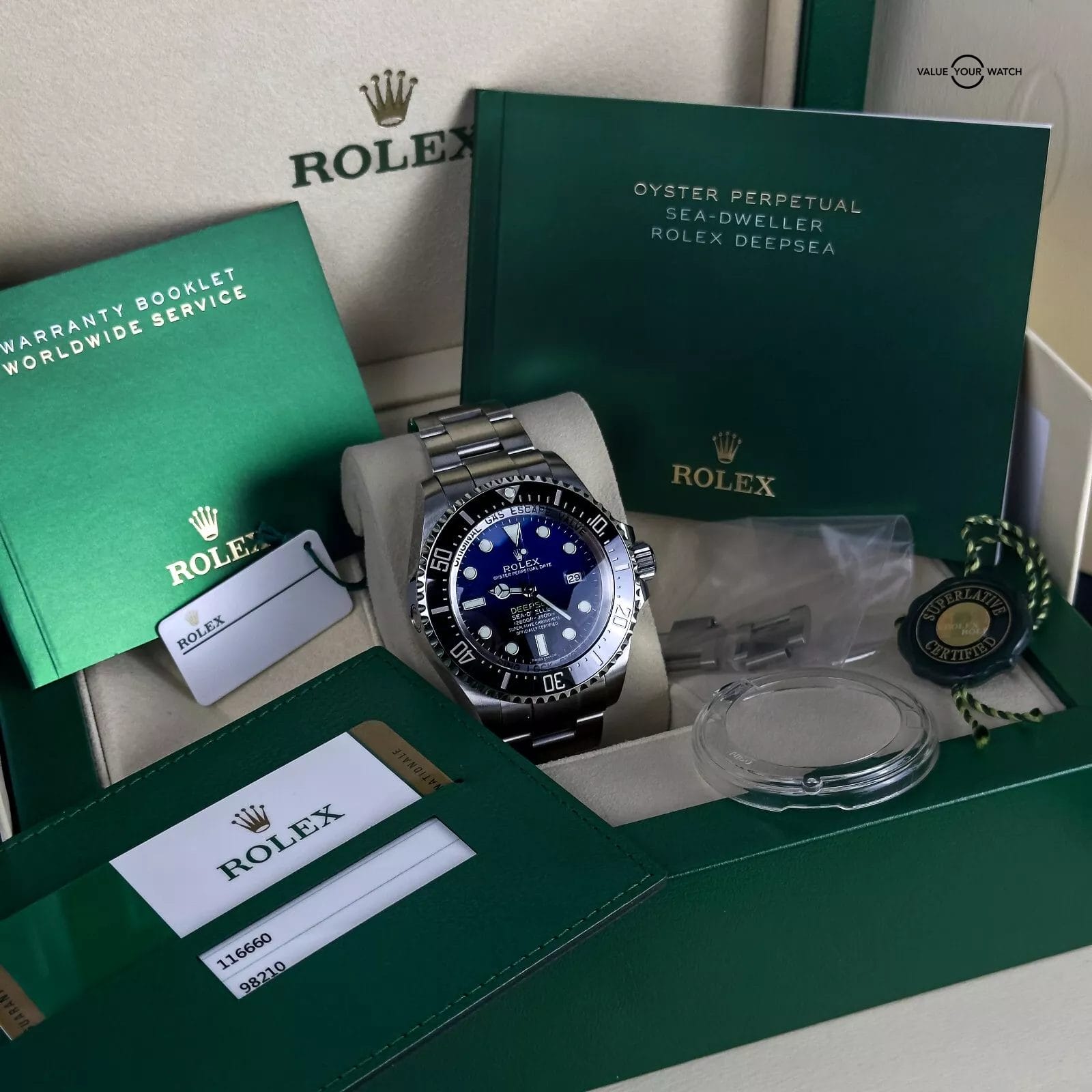 Rolex Sea-Dweller Deepsea James Cameron 116660 Complete Set Box & Papers 44mm - Image 14