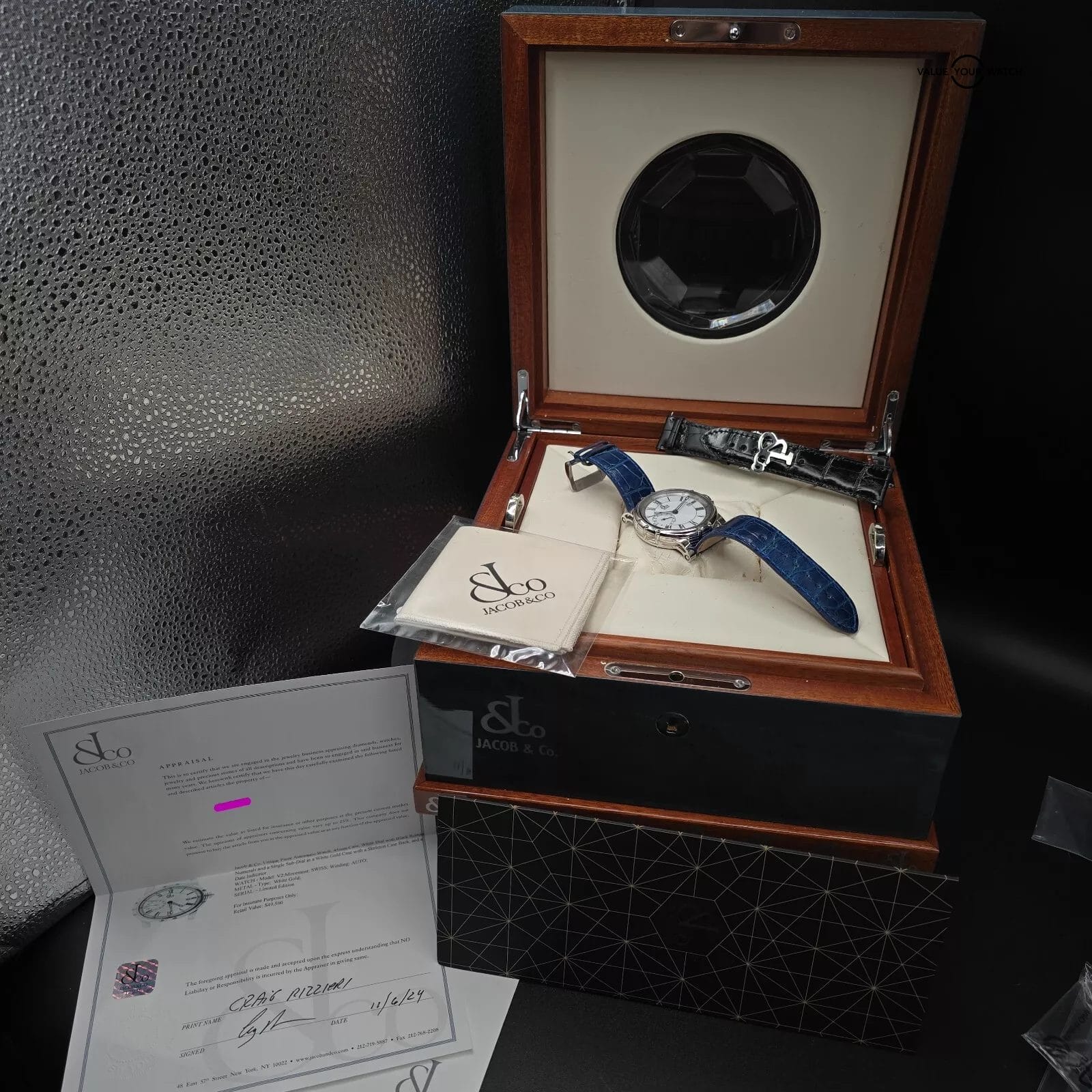 Jacob & Co. V2 Piece Unique, white gold,Manhattan Boutique special creation - Image 13