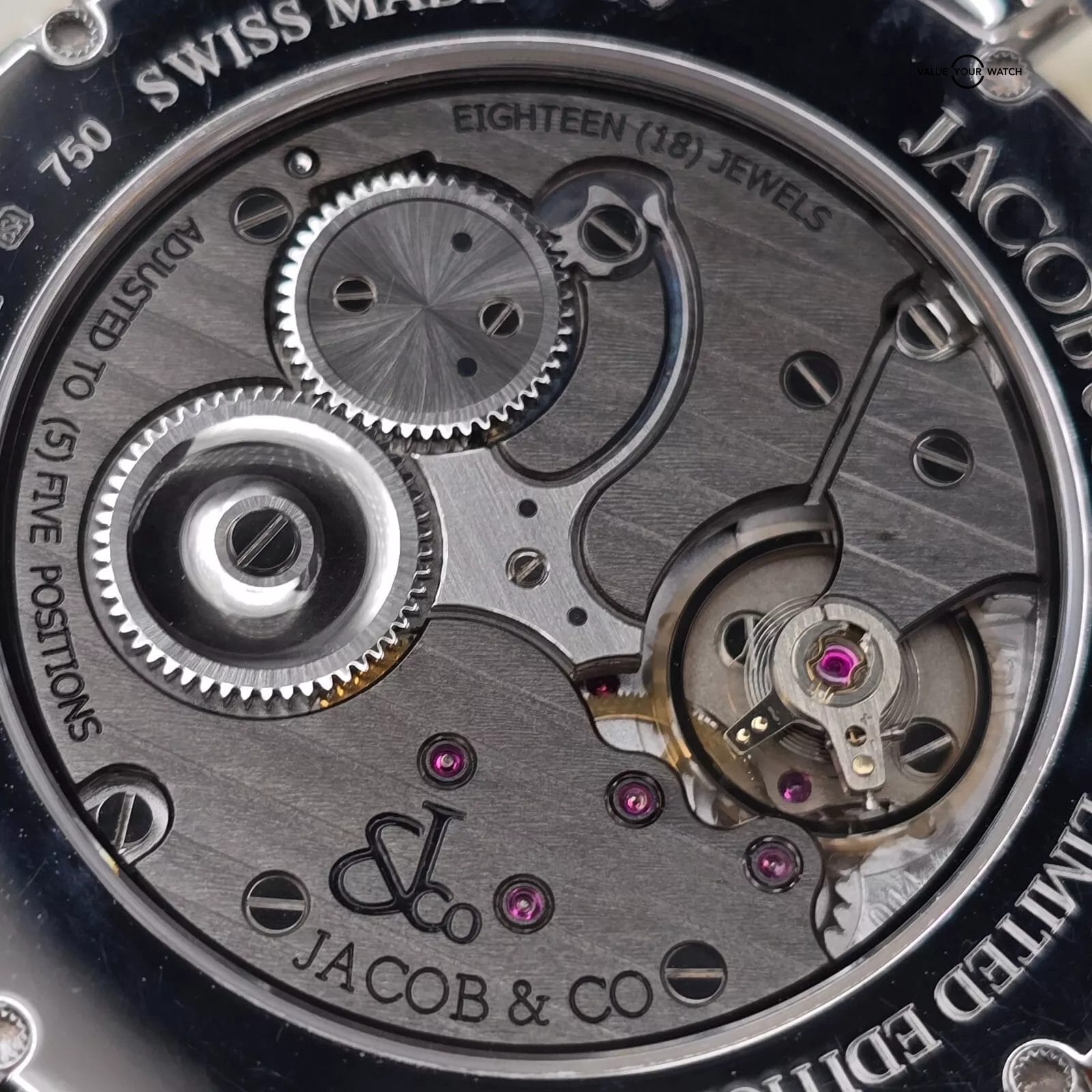 Jacob & Co. V2 Piece Unique, white gold,Manhattan Boutique special creation - Image 15