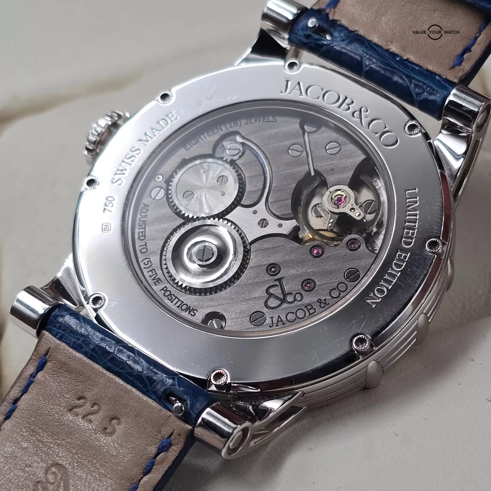 Jacob & Co. V2 Piece Unique, white gold,Manhattan Boutique special creation - Image 16