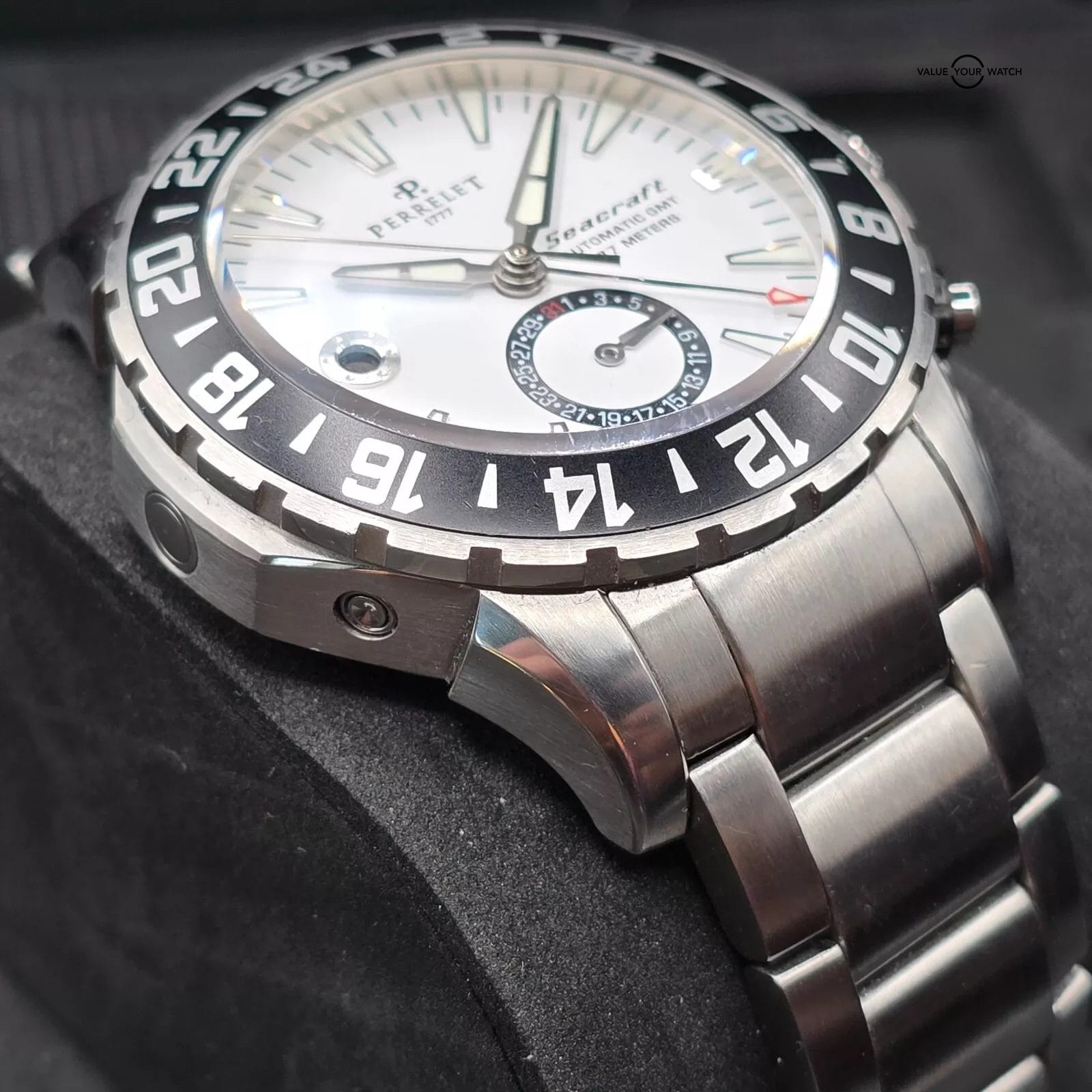 Perrelet Seacraft GMT 42mm, white dial full set! - Image 2