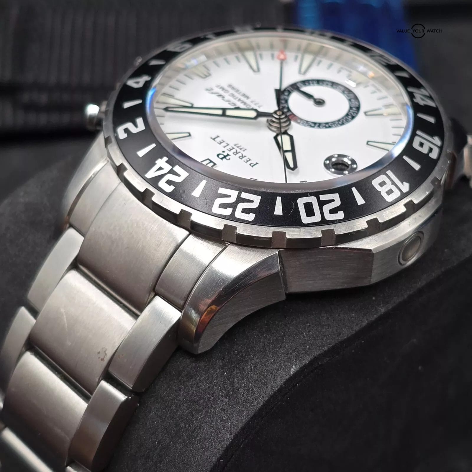 Perrelet Seacraft GMT 42mm, white dial full set! - Image 3