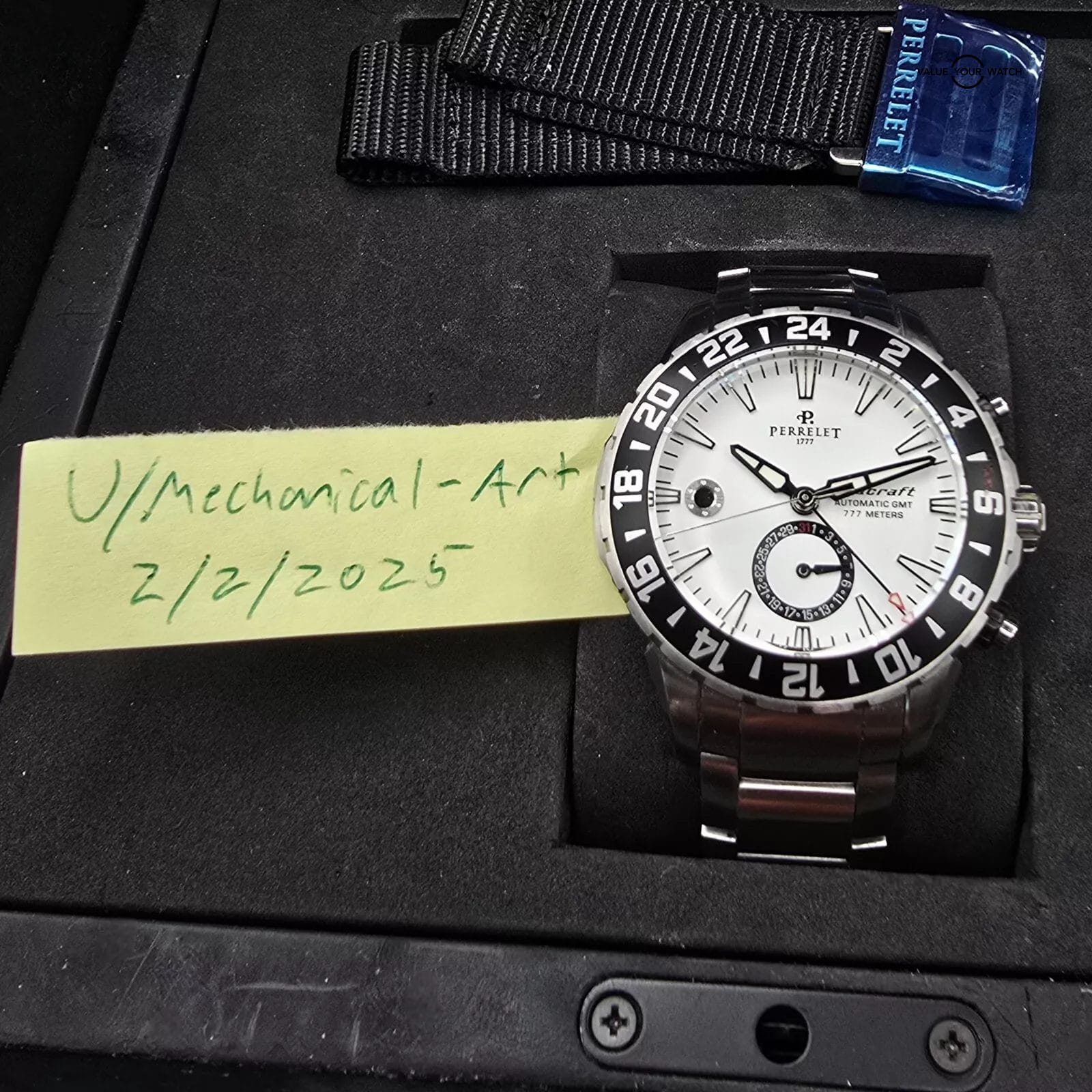 Perrelet Seacraft GMT 42mm, white dial full set! - Image 8
