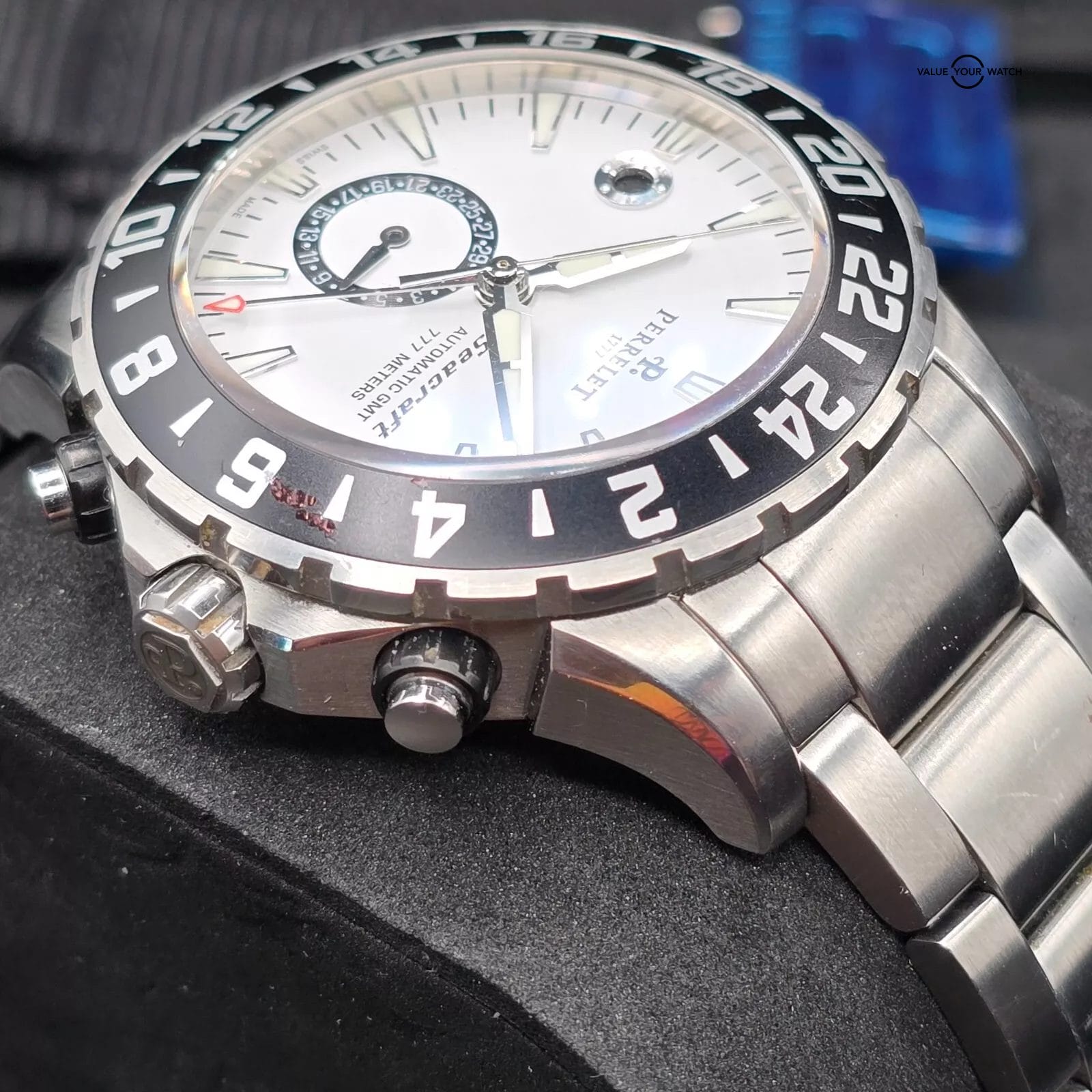 Perrelet Seacraft GMT 42mm, white dial full set! - Image 13