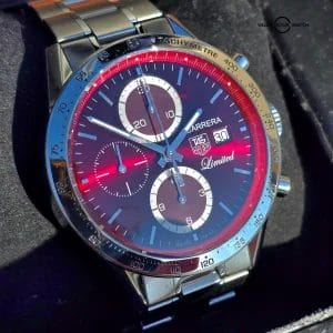Tag Heuer Carrera Chronograph Red dial, Numbered Limited edition