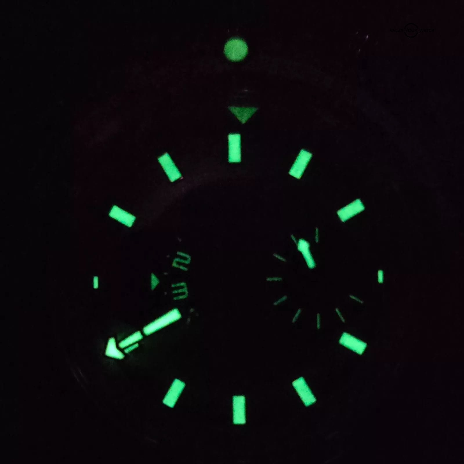 Buhlmann Decompression 01 Drukkammer Aquamarine bullhead Dive watch, 3 Bezels! - Image 6