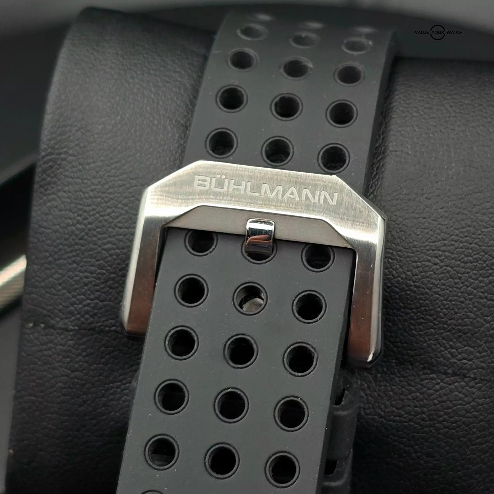 Buhlmann Decompression 01 Drukkammer Aquamarine bullhead Dive watch, 3 Bezels! - Image 7