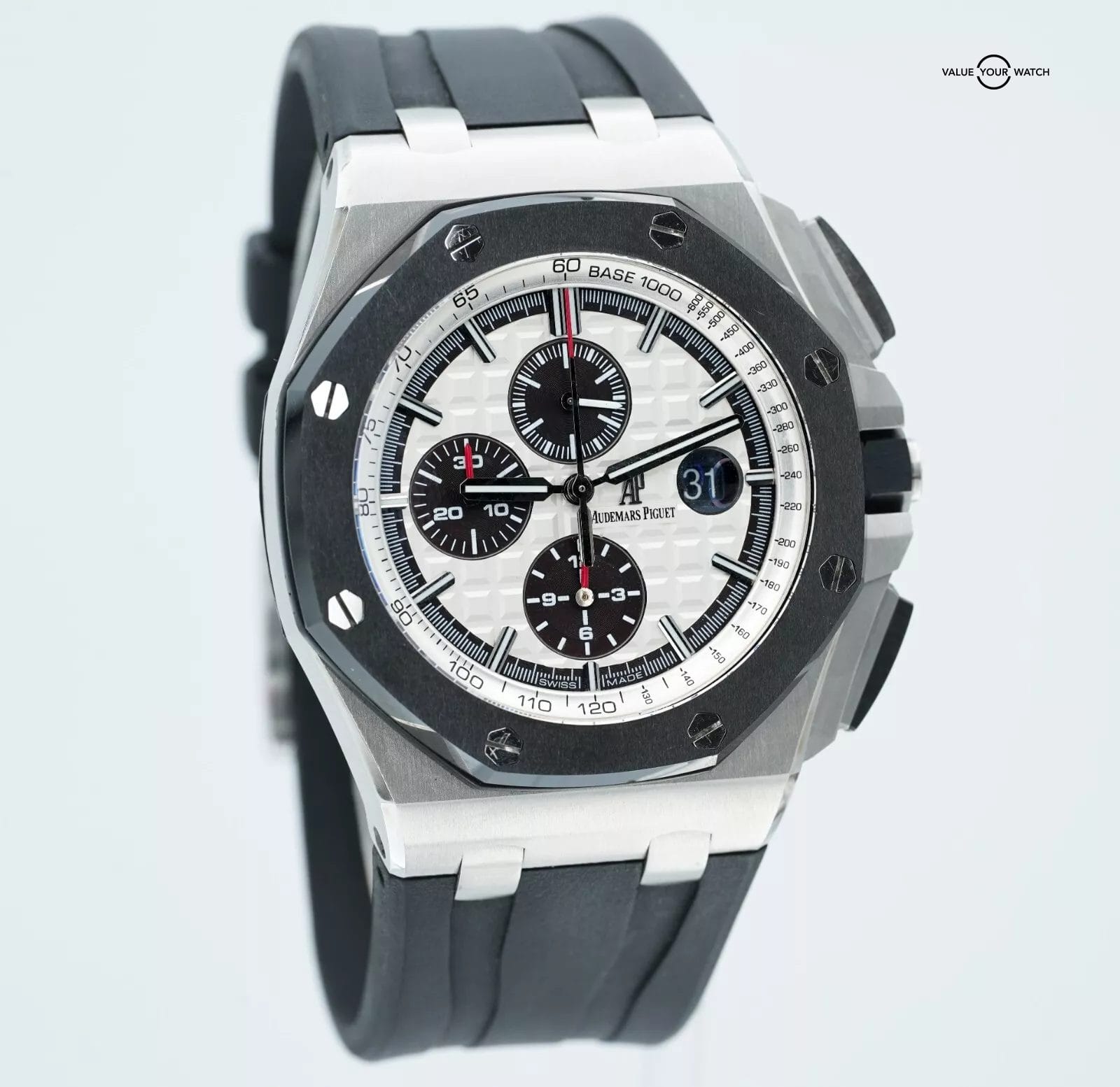Audemars Piguet Royal Oak Offshore 26400SO 44mm Black Ceramic Panda Chronograph! - Image 3