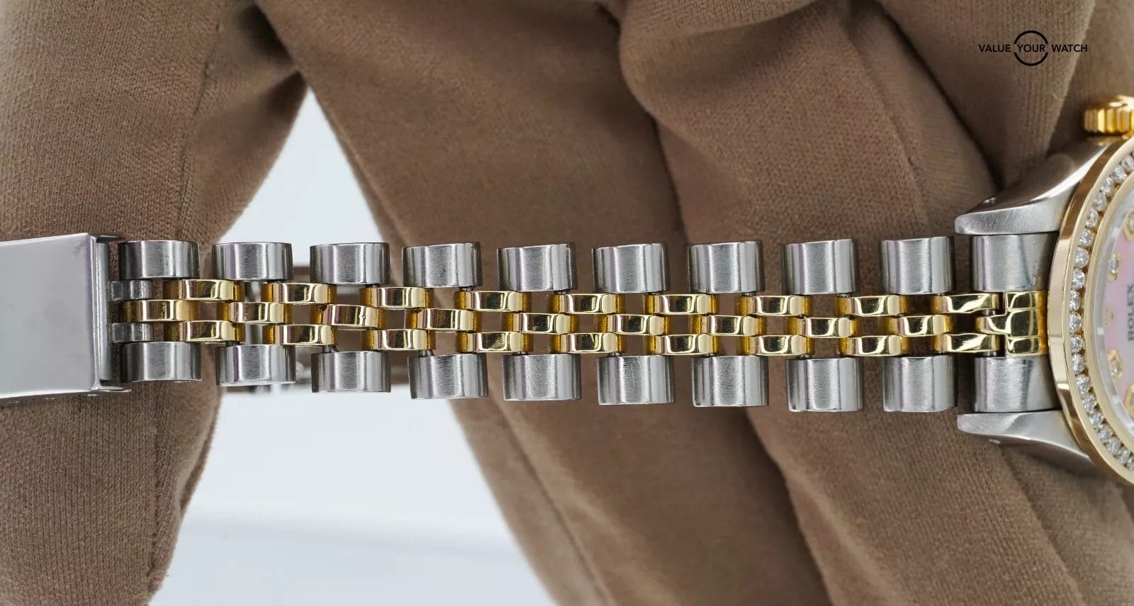 Rolex Datejust ladies 69173 Custom MOP Diamond Dial Diamond Bezel Boxes/Papers! - Image 2