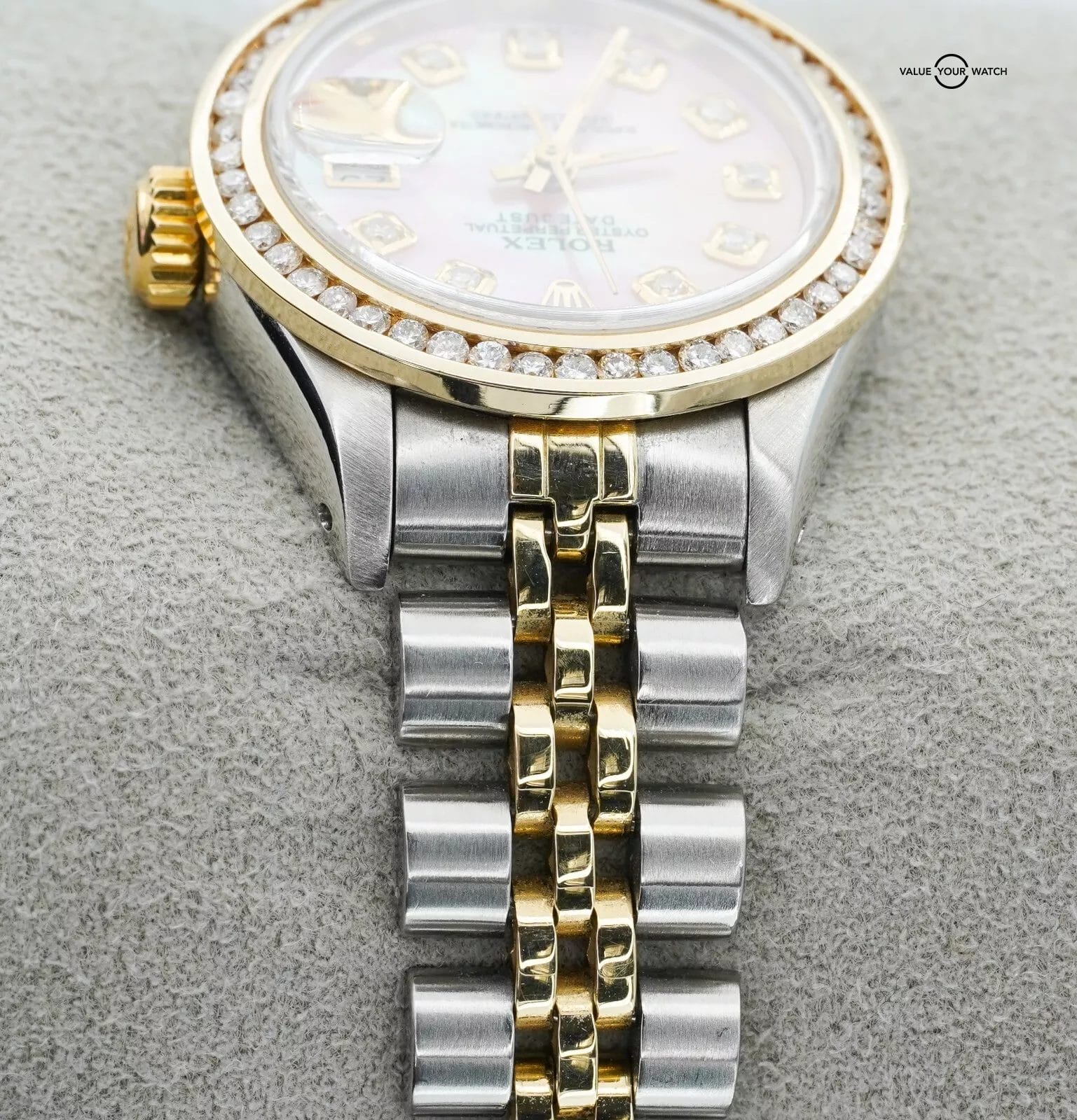 Rolex Datejust ladies 69173 Custom MOP Diamond Dial Diamond Bezel Boxes/Papers! - Image 13