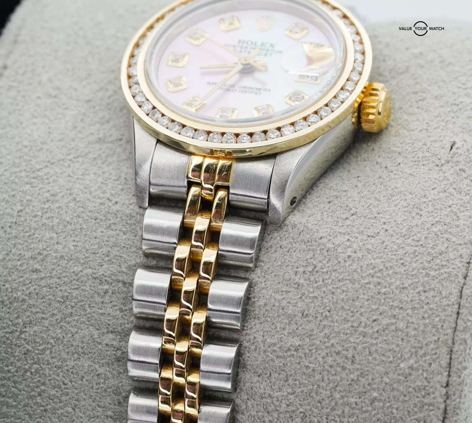Rolex Datejust ladies 69173 Custom MOP Diamond Dial Diamond Bezel Boxes/Papers! - Image 20