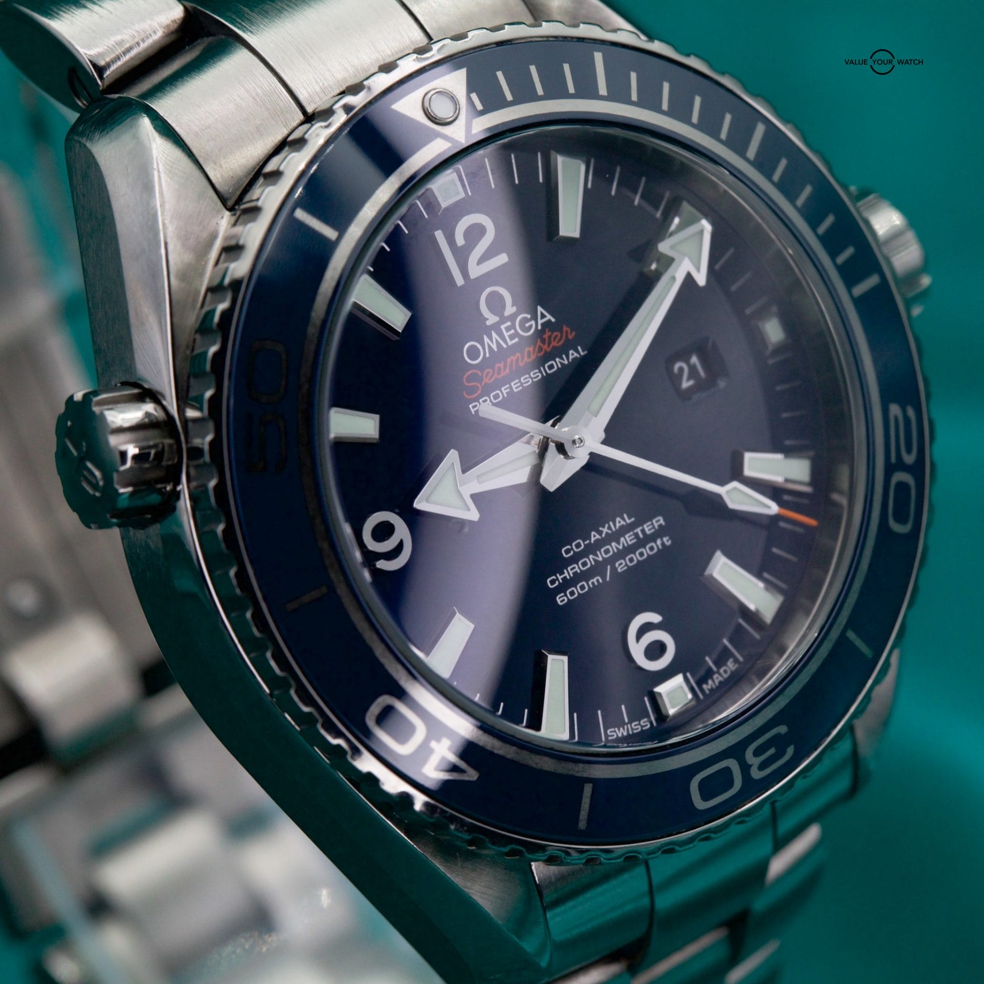 OMEGA SEAMASTER PLANETOCEAN YEAR: 2015 FULL BOX AND WARRANTY/ PICTOGRAM CARD - Image 2