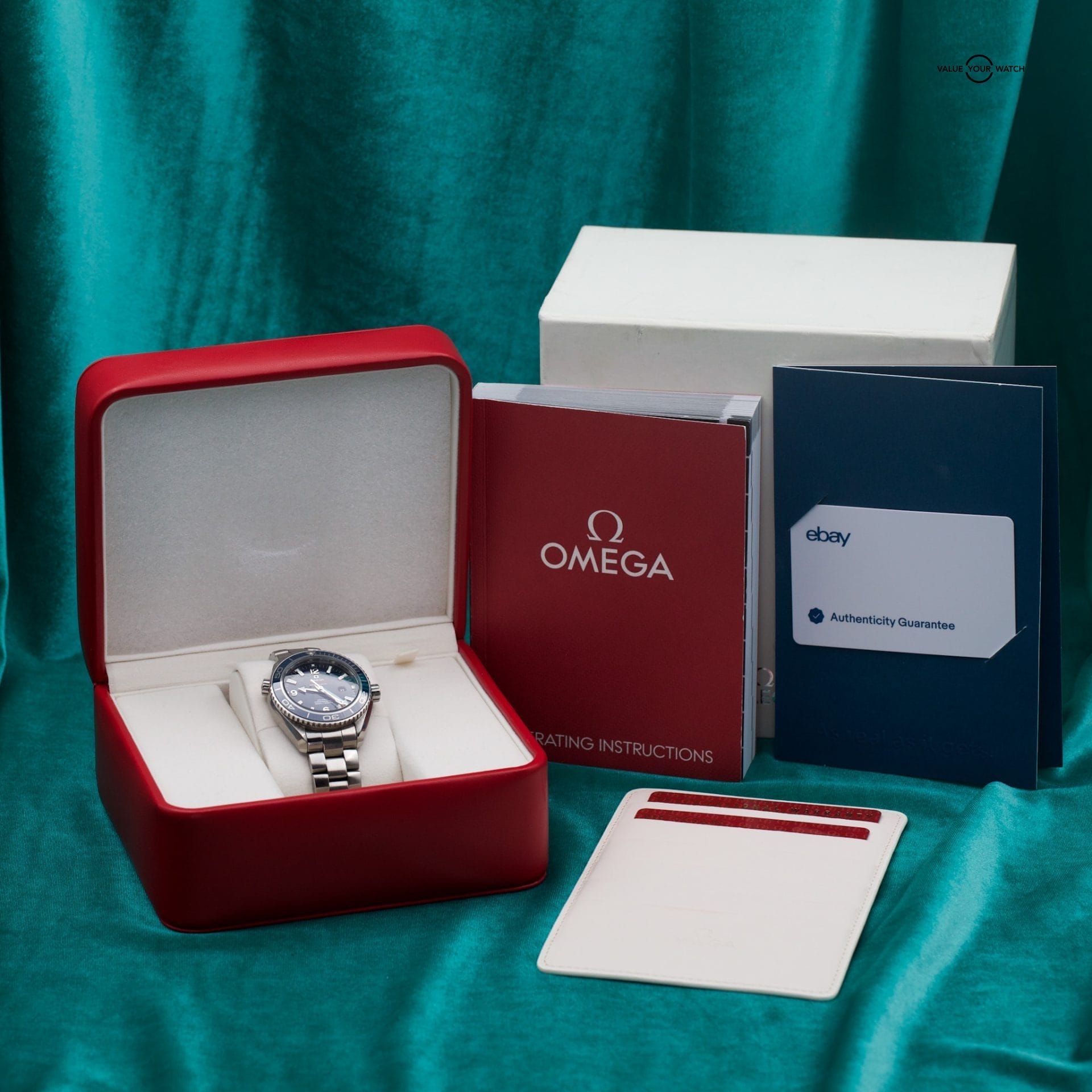 OMEGA SEAMASTER PLANETOCEAN YEAR: 2015 FULL BOX AND WARRANTY/ PICTOGRAM CARD - Image 11