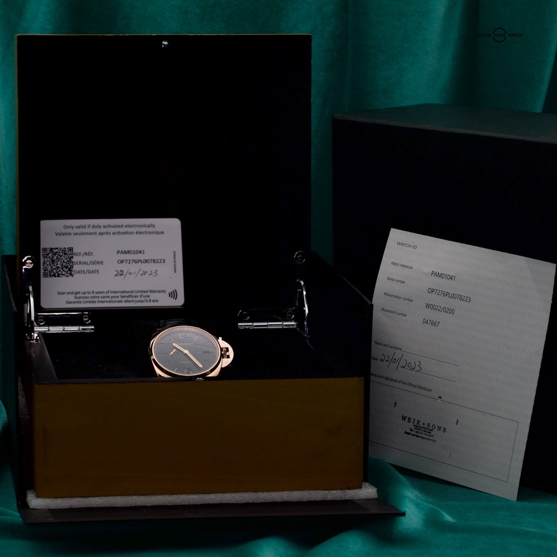 PANERAI LUMINOR DUE YEAR: 2023 FULL BOX AND PAPERS - Image 8