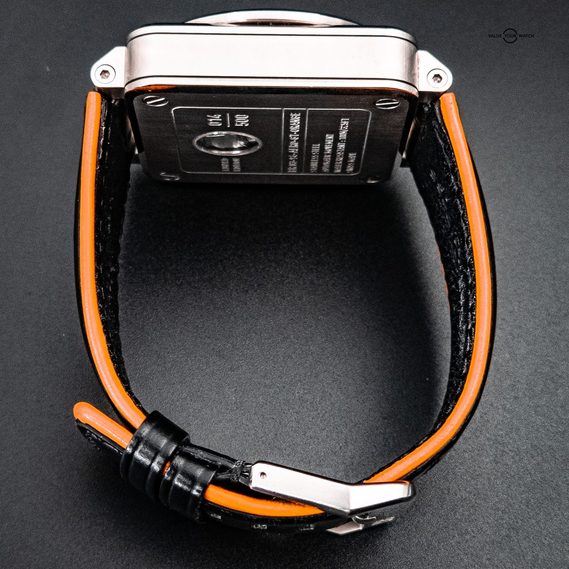 BELL & ROSS - BR0394-SC-ORA/SCA - AERO GT ORANGE SKELETONIZED CHRONOGRAPH LIMITED EDITION - Image 9