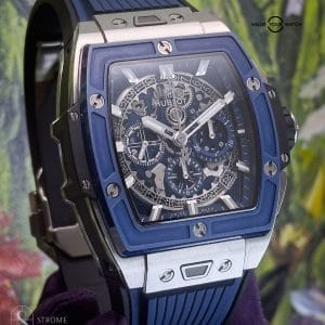 Hublot Spirit of Big Bang 42 Blue Ceramic Titanium Skeleton 642.NL.7170.RX Full set Factory warranty until 2027