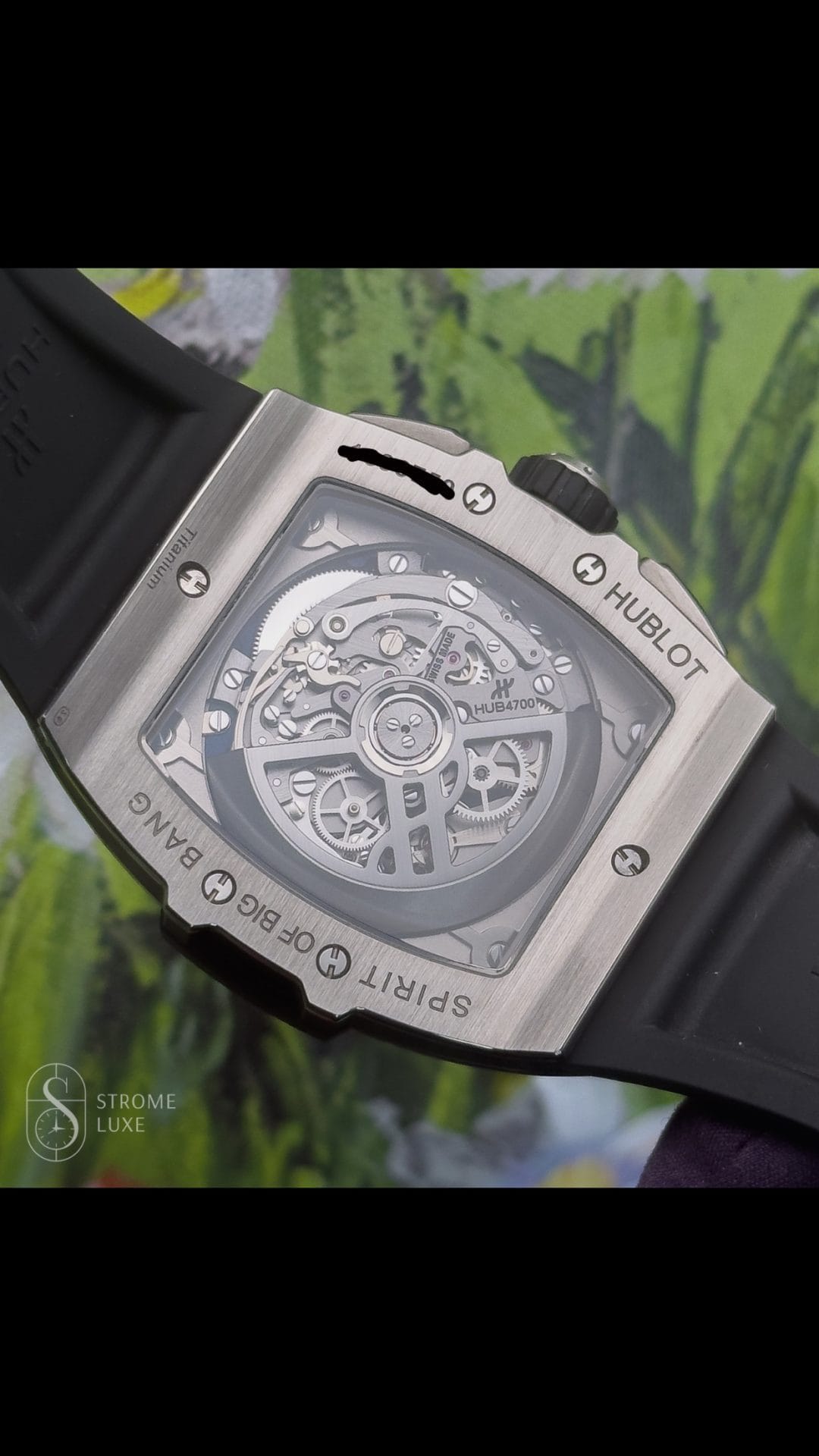 Hublot Spirit of Big Bang 42 Blue Ceramic Titanium Skeleton 642.NL.7170.RX Full set Factory warranty until 2027 - Image 6