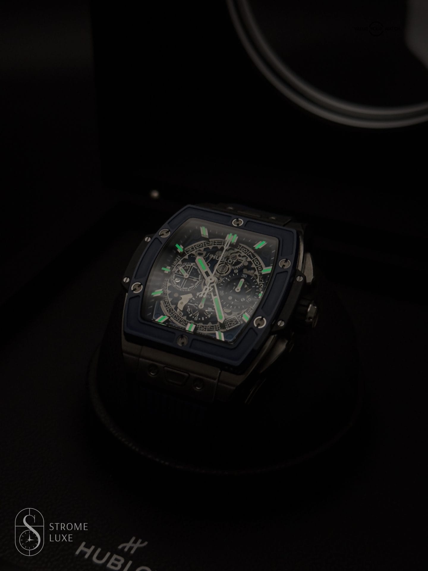 Hublot Spirit of Big Bang 42 Blue Ceramic Titanium Skeleton 642.NL.7170.RX Full set Factory warranty until 2027 - Image 14