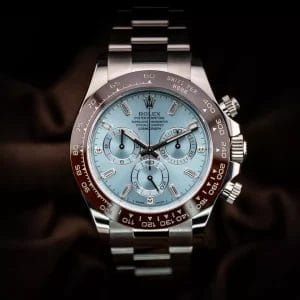 Rolex Daytona Platinum Blue Baguette RE: 116506A 2024