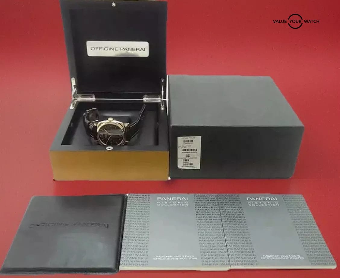 Panerai Radiomir 1940 3 Days PAM00515 18K Rose Gold 47mm Complete Set Panerai - Image 3