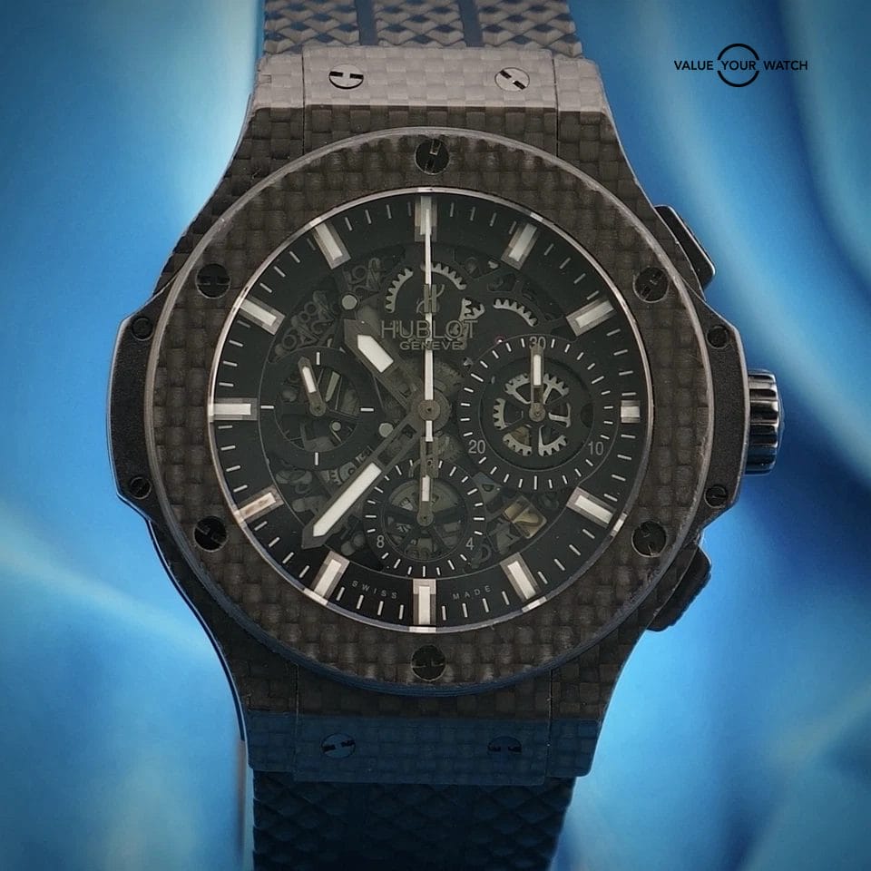 Hublot Aero Bang Carbon Fiber Big Bang Men's Skeleton Dial Watch 311.QX.1124.RX - Image 9