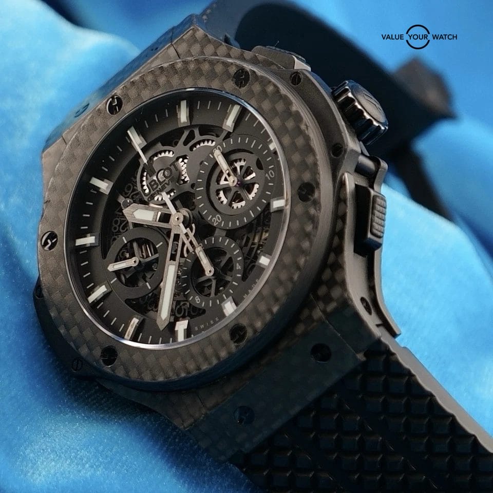 Hublot Aero Bang Carbon Fiber Big Bang Men's Skeleton Dial Watch 311.QX.1124.RX - Image 8