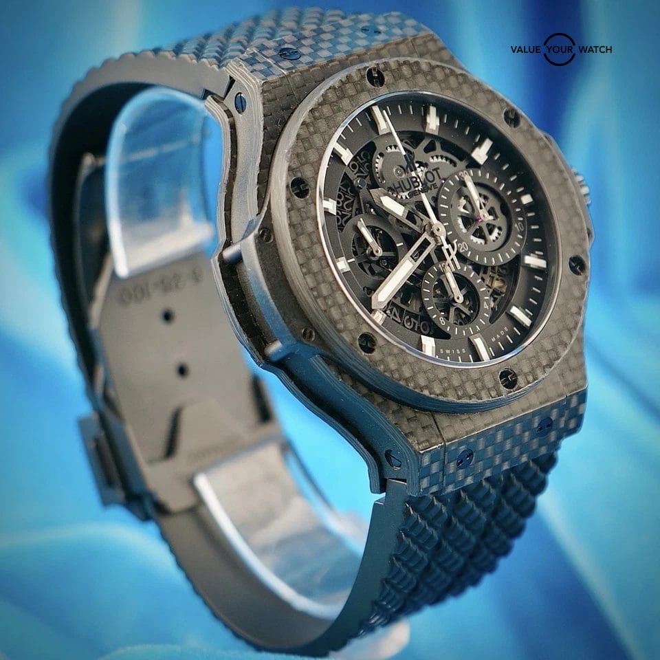 Hublot Aero Bang Carbon Fiber Big Bang Men's Skeleton Dial Watch 311.QX.1124.RX - Image 7