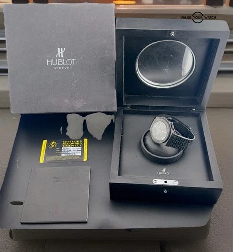 Hublot Aero Bang Carbon Fiber Big Bang Men's Skeleton Dial Watch 311.QX.1124.RX - Image 6