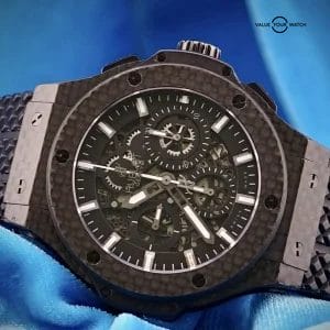 Hublot Aero Bang Carbon Fiber Big Bang Men’s Skeleton Dial Watch 311.QX.1124.RX