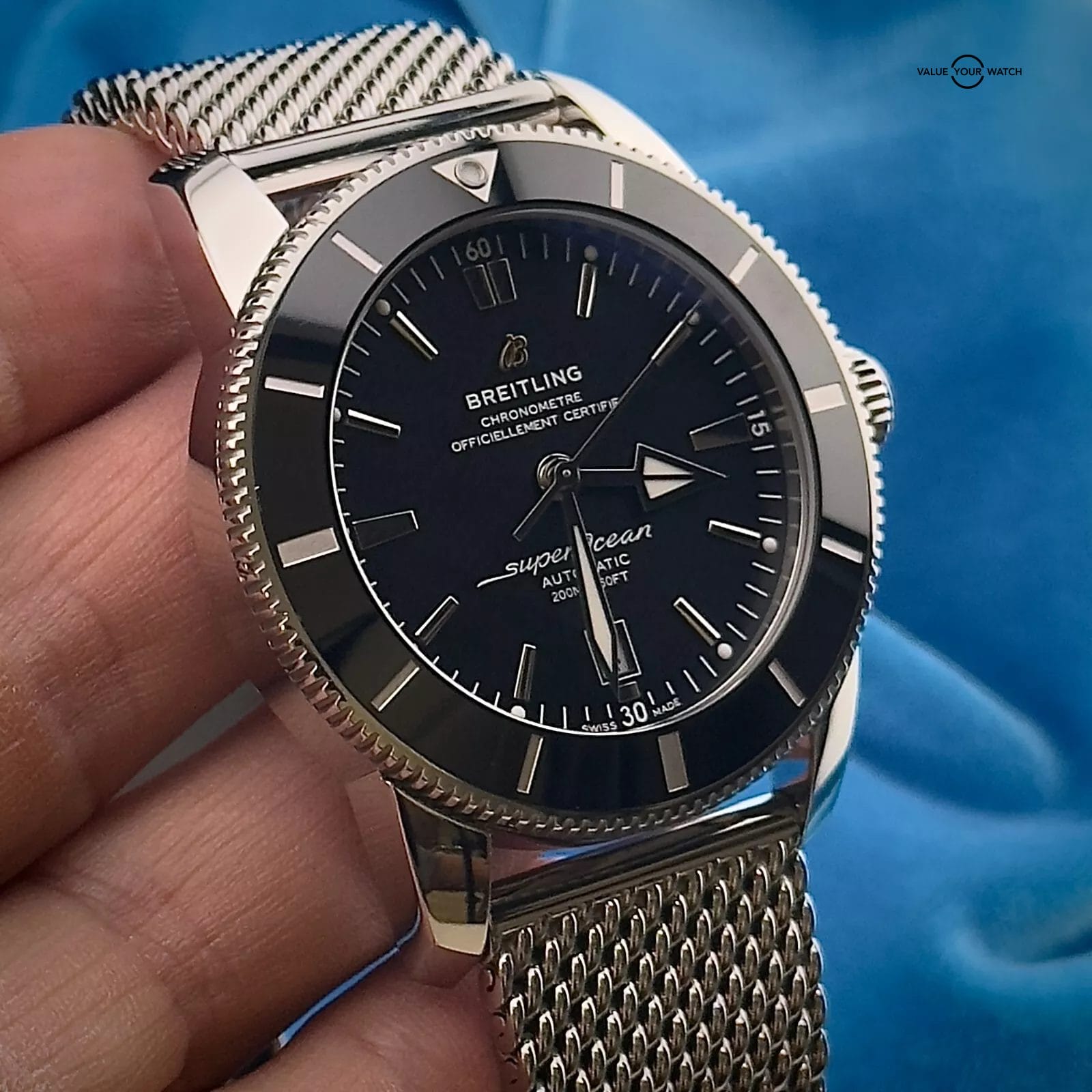 Breitling Superocean Heritage 2 - Black Dial, AB2020, 46mm Mens Automatic Watch