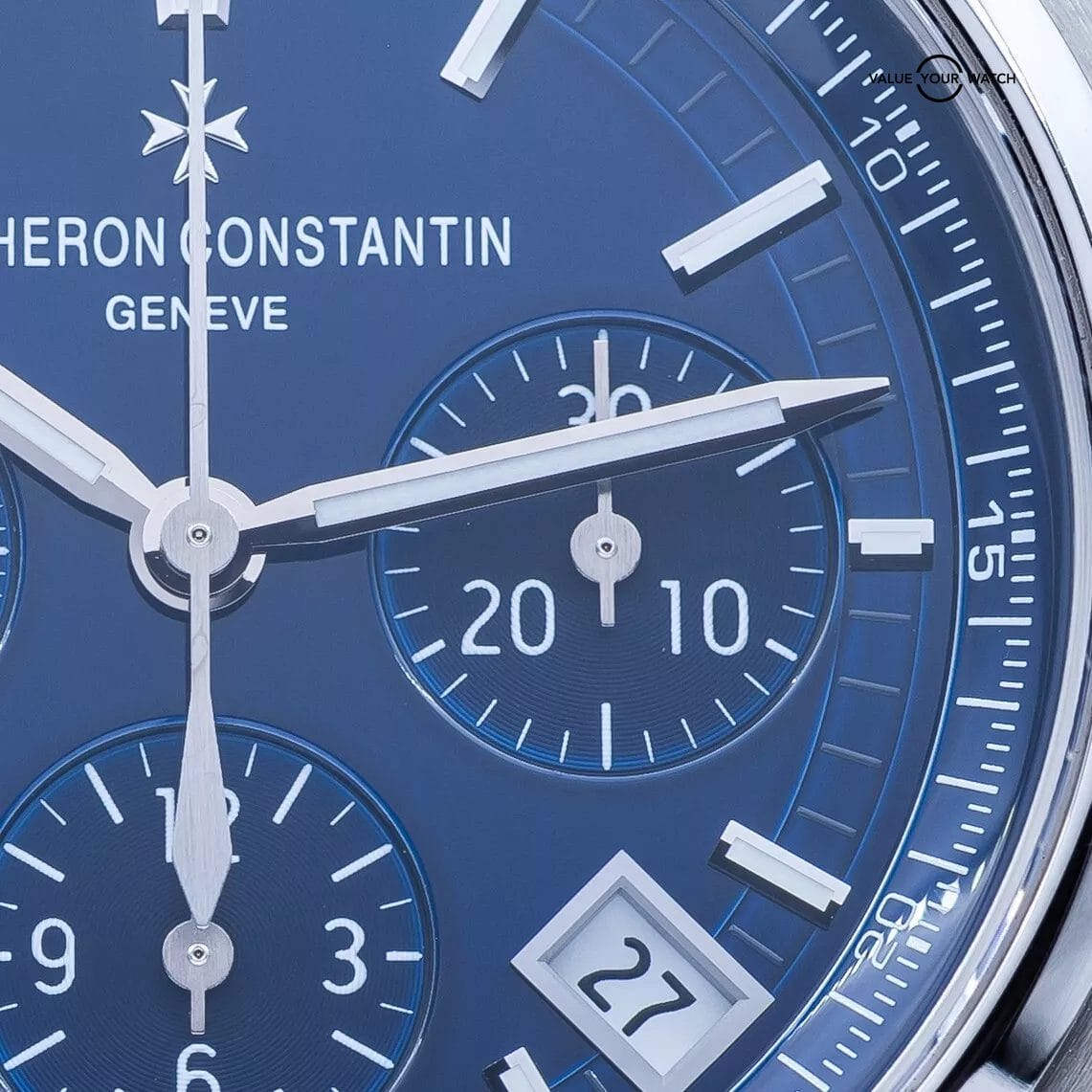 2021 Vacheron Constantin Overseas Chronograph 5500V Blue Dial 42mm VC Full Set - Image 6