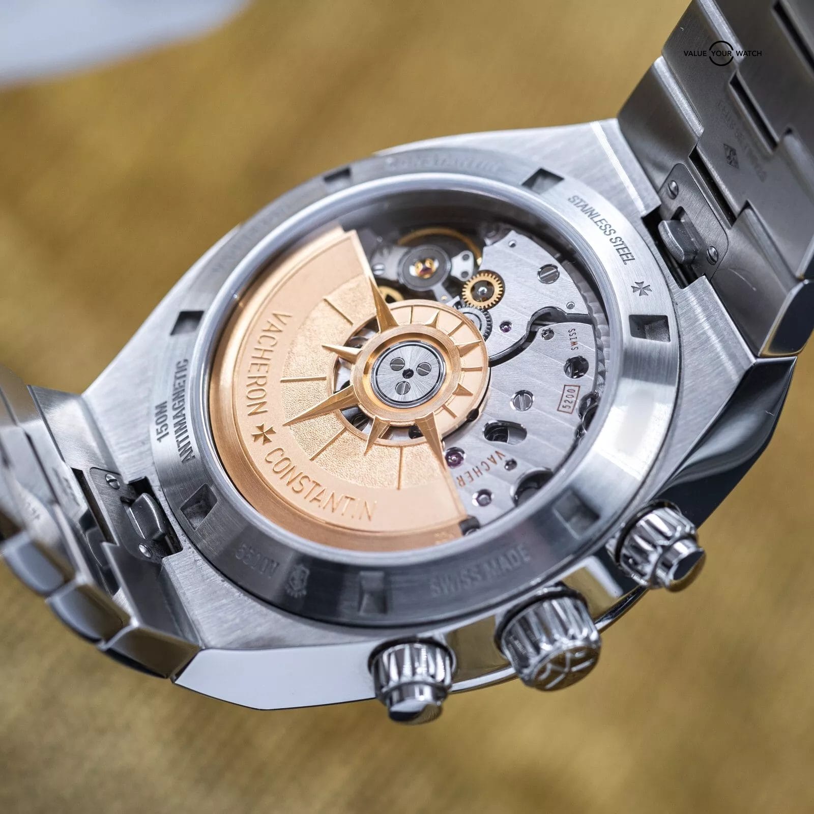 2021 Vacheron Constantin Overseas Chronograph 5500V Blue Dial 42mm VC Full Set - Image 8