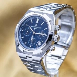 2021 Vacheron Constantin Overseas Chronograph 5500V Blue Dial 42mm VC Full Set