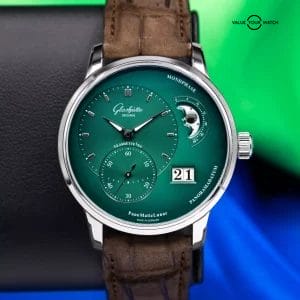 Glashütte Original Panomaticlunar Mondphase Green Dial 40mm 1-90-02-13-32-62