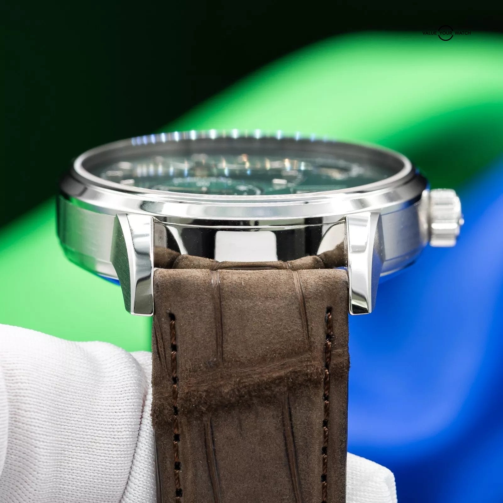 Glashütte Original Panomaticlunar Mondphase Green Dial 40mm 1-90-02-13-32-62 - Image 9