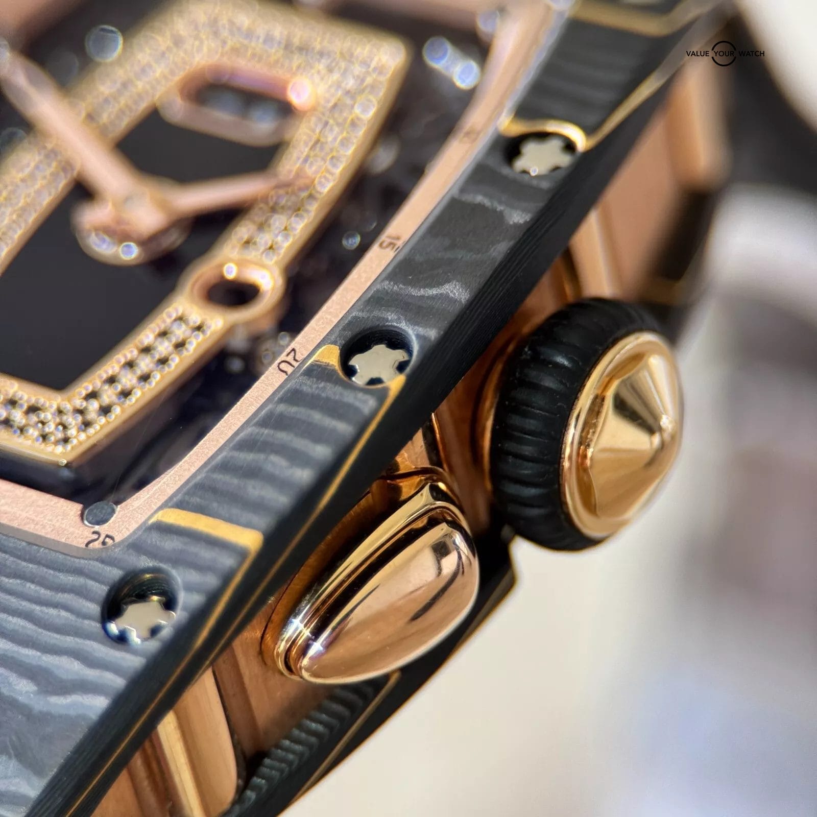 Richard Mille RM 037 RG CAO - Carbon & Rose Gold TPT - Full Set - Image 9