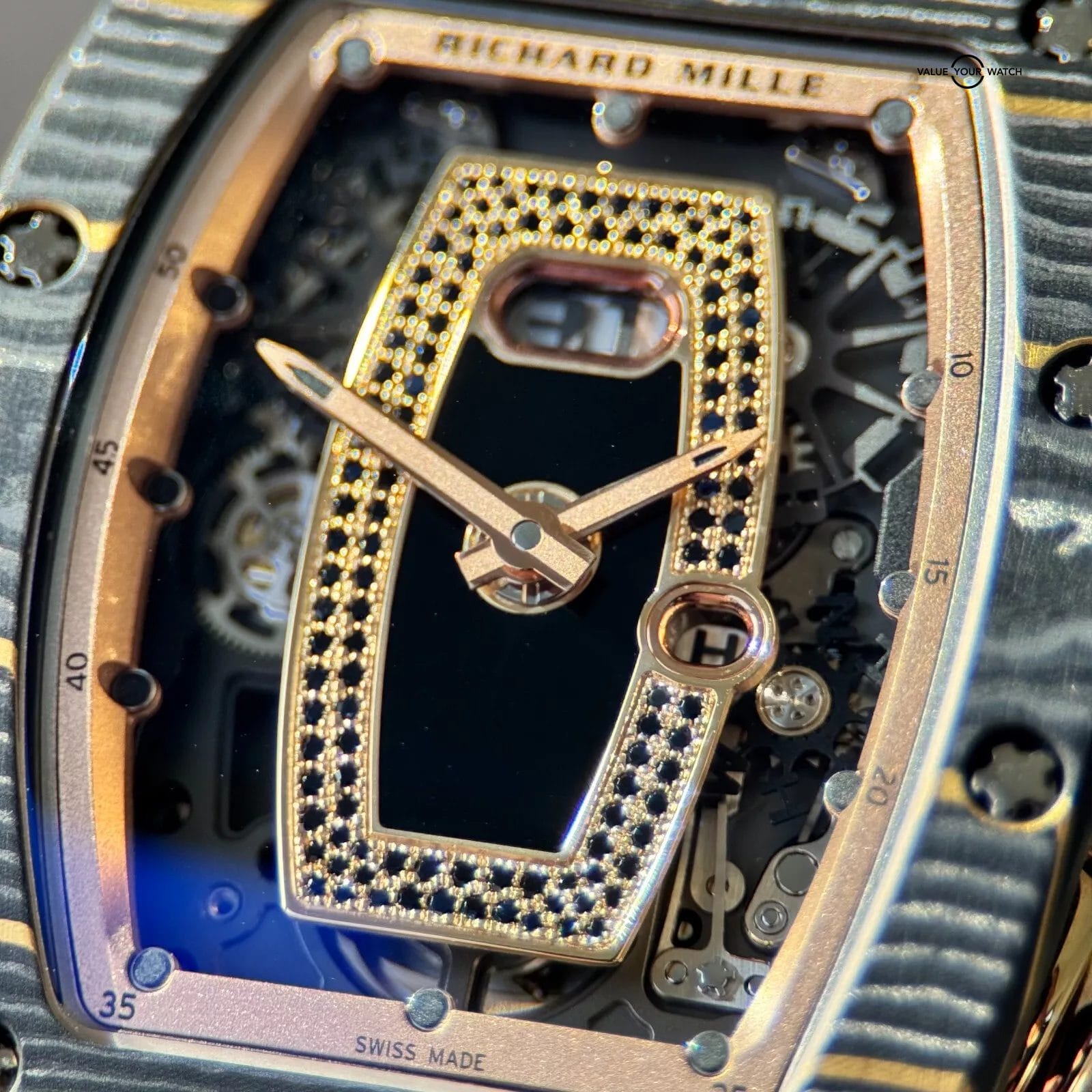 Richard Mille RM 037 RG CAO - Carbon & Rose Gold TPT - Full Set - Image 10